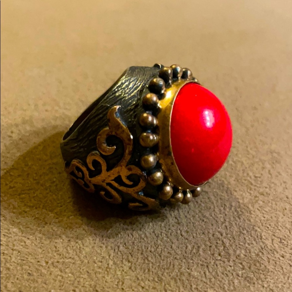 Knockout Red Statement Ring